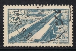 Stamps Lebanon -  Canal de riego, Rio Litani.