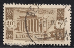 Stamps Lebanon -  Ruinas de Baalbek.