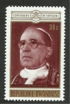 Stamps Rwanda -  Papa Pio XII