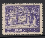 Stamps Asia - Lebanon -  LOS CEDROS.
