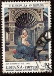 Stamps Spain -  Europalia´85. Virgen de Lovaina