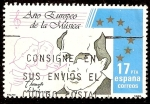 Stamps : Europe : Spain :  Año Europeo de la Múscia. Tomás Luis de Victoria
