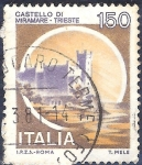 Stamps Italy -  Castillo de Miramare-Trieste