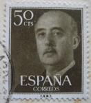Stamps Spain -  general franco