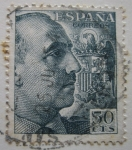 Stamps Spain -  general franco