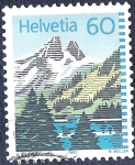 Stamps Switzerland -  Alpes