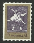 Stamps Poland -  Escena de Ballet