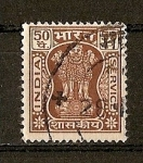 Stamps India -  Columna de Asoka.