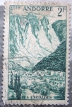 Stamps Andorra -  paisajes y monumentos