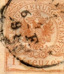 Stamps Austria -  1 kreuzer