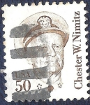 Stamps : America : United_States :  Chester W. Nimitz