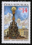 Sellos de Europa - Repblica Checa -  REPUBLICA CHECA - Columna de la Santísima Trinidad en Olomouc