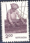 Sellos del Mundo : Asia : India : Tejedor