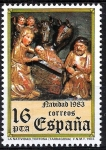 Stamps Spain -  2729 Navidad.La Natividad, Tortosa, Tarragona.