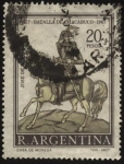 Sellos del Mundo : America : Argentina : Batalla de Chacabuco Triunfo fundamental del ejército independentista comandada por el Libertador Ge