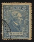 Stamps America - Argentina -  Conmemorativo del centenario del nacimiento del General Bartolomé Mitre.