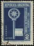 Stamps Argentina -  Congreso Internacional de Turismo en Buenos Aires año 1957.