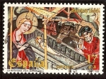 Stamps Spain -  Navidad. Nacimiento del Señor, retablo de Guimerá