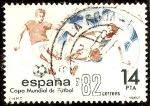 Sellos de Europa - Espa�a -  Copa Mundial de Fútbol ESPAÑA'82. Jugada