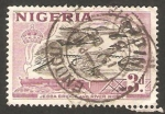 Stamps : Africa : Nigeria :  puente jebba sobre el rio niger