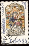 Sellos del Mundo : Europa : Espaa : Vidrieras artísticas. Virgen con el Niño, catedral de Sevilla