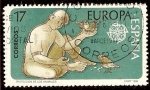 Stamps Spain -  Europa. Alegorías de Protección de la Naturaleza y del Medio Ambiente