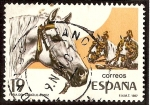 Sellos del Mundo : Europa : Espa�a : Grandes Fiestas Populares. Feria del caballo de Jerez de la Frontera, caballo cartujano