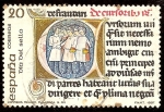 Stamps Spain -  Día del Sello. Correos del rey Jaime II de Mallorca