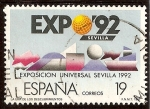Stamps Spain -  Exposición Universal de Sevilla. EXPO´92.