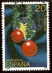 Stamps Spain -  Navidad con los colores de España y Europa