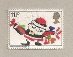 Stamps United Kingdom -  Papá Noel