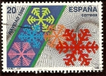 Sellos de Europa - Espa�a -  Navidad. Cristales de nieve
