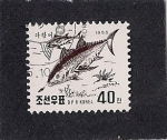 Stamps North Korea -  Peces