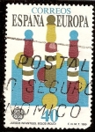Stamps Spain -  Europa. Juegos infantiles, bolos