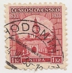 Stamps Czechoslovakia -  Nitra