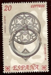 Stamps Spain -  Artesanía española. Hierro, Llamador s.XV - Teruel (Aragón)
