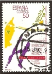 Stamps Spain -  XVII Congreso Internacional de Ciencias Históricas. Logotipo