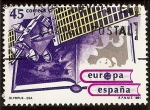 Stamps Spain -  Europa espacial. Satélite Europeo OLYMPUS-1