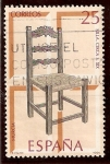 Stamps Spain -  Artesanía española muebles. Silla Circa s. XIX Murcia
