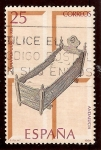Stamps : Europe : Spain :  Artesanía española muebles. Cuna popular s.XIX Andalucía