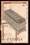 Stamps Spain -  Artesanía española muebles. Arca Circa s. XVIII Cataluña