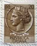 Stamps Italy -  siracusana(turrita)