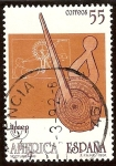 Stamps Spain -  América-UPAEP. Viajes del Descubrimiento. Nocturlabio