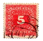 Stamps : Europe : Austria :  1916-timbre-taxe