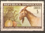 Stamps : America : Dominican_Republic :  CABRA   Y   FRUTAS