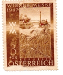 Stamps : Europe : Austria :  1947- Leyenda WIENER MESSE-