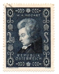 Stamps : Europe : Austria :  1956-Tipo bk.-BICENTENARIO del NACIMIENTO de W.A.MOZART