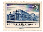 Sellos de Europa - Austria -  1955-RECONSTRUCCION de TEATROS de VIENA
