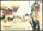 Stamps Cuba -  35 anivº del primer tramo vía rápida, locomotora M62-K