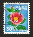 Stamps : Asia : Japan :  flor camelia